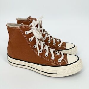 Converse Chuck 70 Hi Vintage Canvas 'Tawny Owl' Unisex Sneakers A04588C